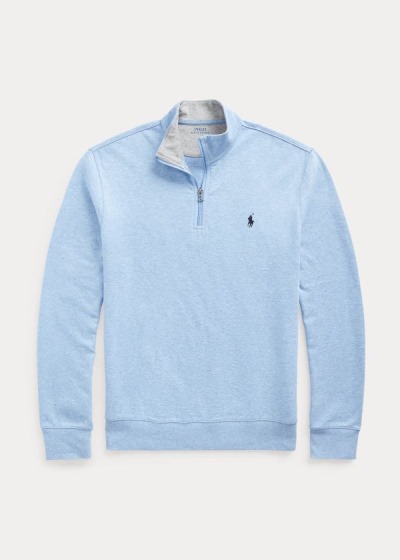 Pullover Polo Ralph Lauren Hombre Azules / Azul Marino - Jersey Half-Zip - AFJQY2810